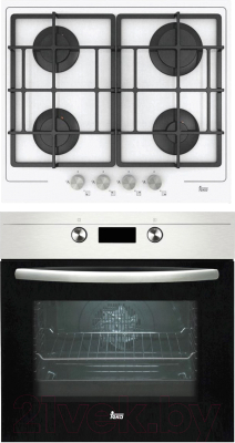 

Комплект встраиваемой техники Teka, HO 725G + PAC 60 4G AI AL CI White