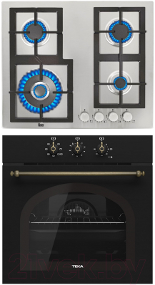 

Комплект встраиваемой техники Teka, HRB 6100 ATB Brass + EFX 60 4G AI AL CI DR