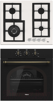 

Комплект встраиваемой техники Teka, HRB 6100 ATB Brass + EFX 60 4G AI AL DR CI White