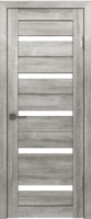 Дверь межкомнатная Лайт 7 90x200 (муссон/стекло белый) - 