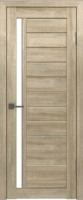 Дверь межкомнатная Лайт 9 90x200 (дуб мокко/стекло белый) - 