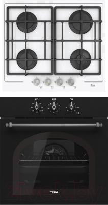 

Комплект встраиваемой техники Teka, HRB 6100 ATS Silver + PAC 60 4G AI AL CI White