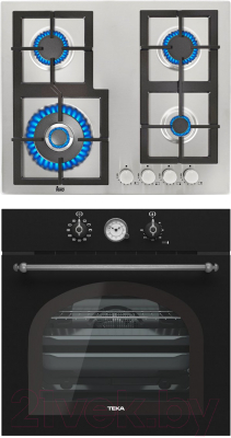 

Комплект встраиваемой техники Teka, HRB 6300 ATS Silver + EFX 60 4G AI AL CI DR