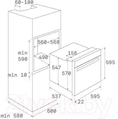 Комплект встраиваемой техники Teka HRB 6300 ATS Silver + IT 6450 Iknob