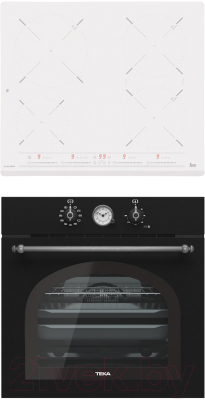 

Комплект встраиваемой техники Teka, HRB 6300 ATS Silver + IZ 6420 White