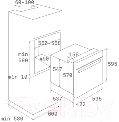 Комплект встраиваемой техники Teka HRB 6300 VNS Silver + IT 6450 Iknob