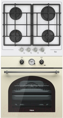 

Комплект встраиваемой техники Teka, HRB 6300 VNS Silver + PAC 60 4G AI AL CI White