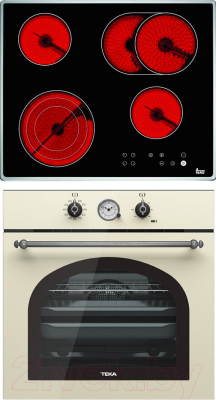 

Комплект встраиваемой техники Teka, HRB 6300 VNS Silver + TT 642