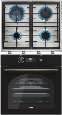 

Комплект встраиваемой техники Teka, HRB 6400 ATB Brass + EX 60.1 4G AI AL DR CI