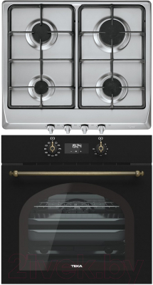 

Комплект встраиваемой техники Teka, HRB 6400 ATB Brass + EX/60 4G AI AL