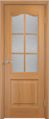 Дверь межкомнатная Тип-С Классика ДО 80x200 (миланский орех)
