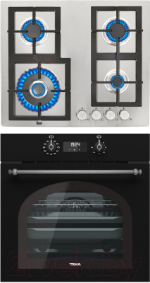 

Комплект встраиваемой техники Teka, HRB 6400 ATS + EFX 60 4G AI AL CI DR Silver