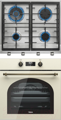 

Комплект встраиваемой техники Teka, HRB 6400 VNB Brass + EX 60.1 4G AI AL DR CI