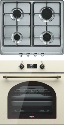 

Комплект встраиваемой техники Teka, HRB 6400 VNB Brass + EX/60 4G AI AL