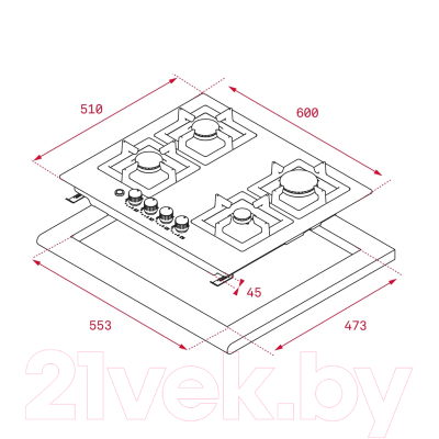 

Комплект встраиваемой техники Teka, HSB 630 WH + EFX 60 4G AI AL DR CI White