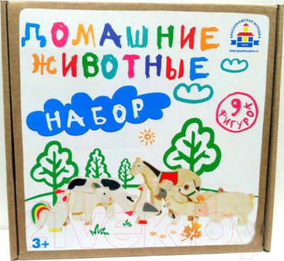 Набор фигурок игровых Краснокамская игрушка Домашние животные / Н-61