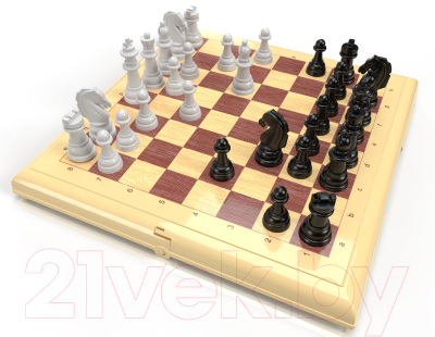 Набор настольных игр Десятое королевство Шашки и шахматы / 03881