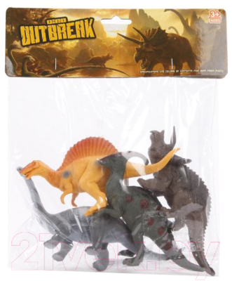 Набор фигурок коллекционных Pir Holding Динозавры / 62776 (4шт)