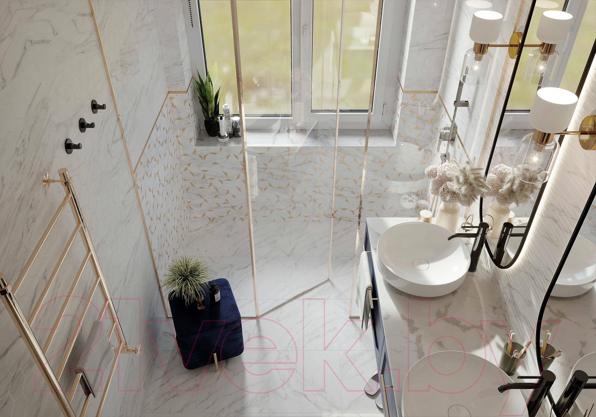 Плитка Beryoza Ceramica Marble Wave (300х600) — фото 4