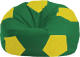 Бескаркасное кресло Flagman Мяч Стандарт М1.1-463 (зелёный/жёлтый) - 