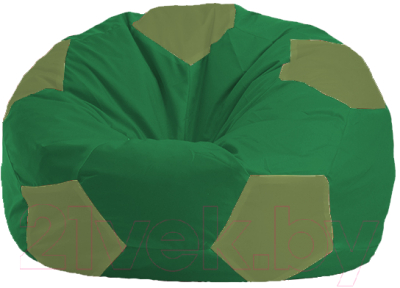 Бескаркасное кресло Flagman Мяч Стандарт М1.1-462 (зелёный/оливковый)