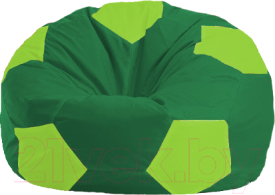 Бескаркасное кресло Flagman Мяч Стандарт М1.1-241 (зелёный/салатовый)