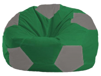 Бескаркасное кресло Flagman Мяч Стандарт М1.1-239 (зелёный/серый) - 