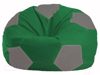 Бескаркасное кресло Flagman Мяч Стандарт М1.1-239 (зелёный/серый)