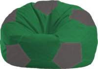 Бескаркасное кресло Flagman Мяч Стандарт М1.1-238 (зелёный/тёмно-серый) - 