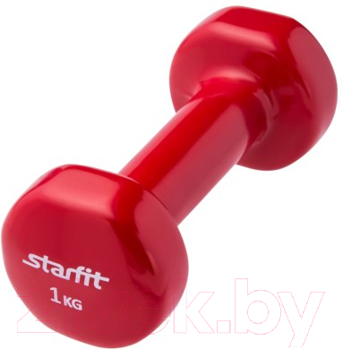 Гантель Starfit DB-101 (1кг, красный)