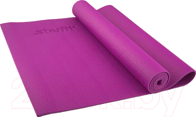 Коврик для йоги и фитнеса Starfit FM-101 PVC (173x61x0.3см, фиолетовый)