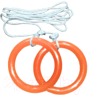Кольца для спортивного комплекса Формула здоровья КГ01А (оранжевый)