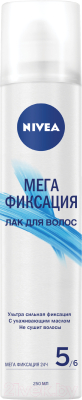 

Лак для укладки волос Nivea, Мега Фиксация