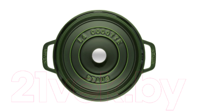 Кокотница Staub La Cocotte 1102685 (зеленый базилик)