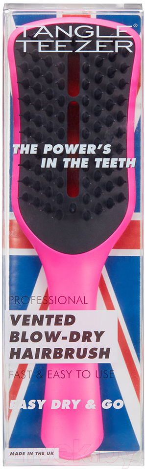 Расческа-массажер Tangle Teezer Easy Dry & Go Shocking Cerise