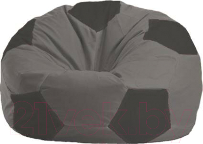 Бескаркасное кресло Flagman Мяч Стандарт М1.1-351 (серый/тёмно-серый)