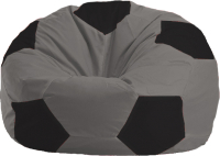 Бескаркасное кресло Flagman Мяч Стандарт М1.1-354 (серый/чёрный) - 