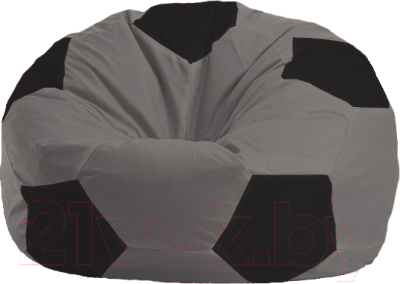 Бескаркасное кресло Flagman Мяч Стандарт М1.1-354 (серый/чёрный)