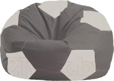 Бескаркасное кресло Flagman Мяч Стандарт М1.1-334 (серый/белый)