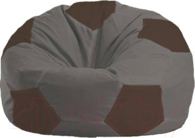 Бескаркасное кресло Flagman Мяч Стандарт М1.1-470 (тёмно-серый/коричневый)