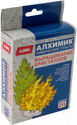 

Набор для выращивания кристаллов Lori, Химические опыты. Выращивание кристаллов / Оп-038