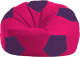 Бескаркасное кресло Flagman Мяч Стандарт М1.1-380 (малиновый/фиолетовый) - 