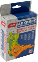 

Набор для опытов Lori, Химические опыты. Цветная слизь и пенный вулкан / Оп-041