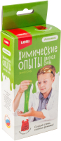 

Набор для создания слайма Lori, Химические опыты. Монстрики Слизь зеленая / Оп-024