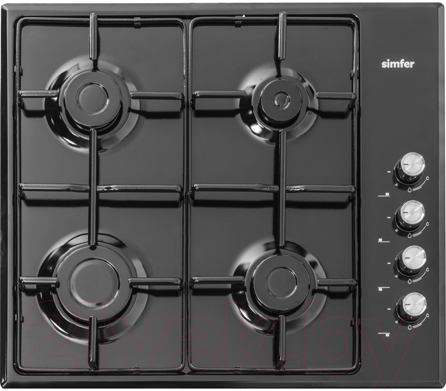 Газовая варочная панель Simfer H60Q40B400
