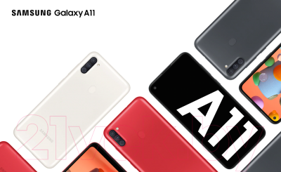 Смартфон Samsung Galaxy A11 / SM-A115FZRNSER (красный)