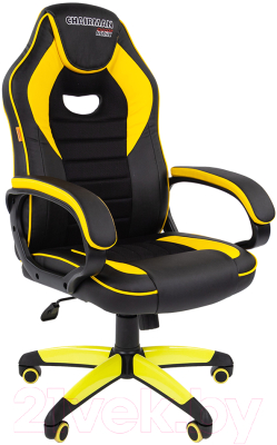 Кресло геймерское Chairman Game 16 (черный/желтый)