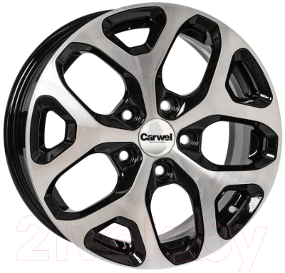 

Литой диск Carwel, Аль 174 Corolla 16x6.5" 5x114.3мм DIA 60.1мм ET 45мм AB