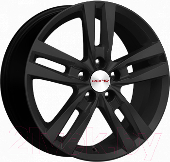 

Литой диск K&K, Rassvet КС868 16x6.5" 5х105мм DIA 56.6мм ET 38мм Черный матовый