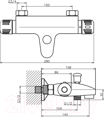 Смеситель Novaservis 2620/1.0